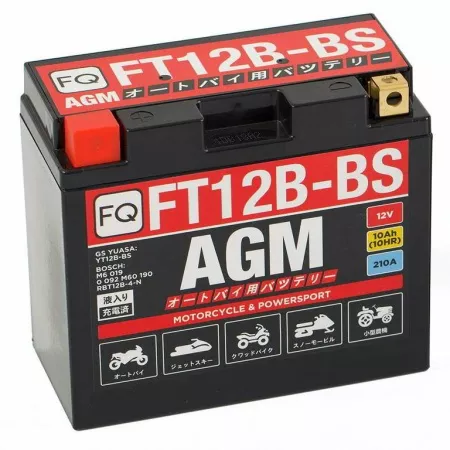 Аккумулятор FQ FT12B AGM  емк.10.0А/ч; п.т.210А