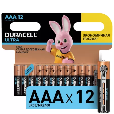 Батарейка DURACELL LR03 ULTRA POWER AAA (1/12)