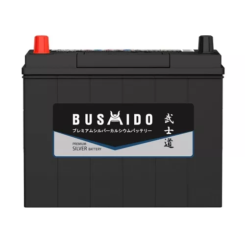Фото bushido silver 75b24r 59ач 550а аккумулятор автомобильный BUSHIDO SILVER 75B24R 59Ач 550А аккумулятор автомобильный