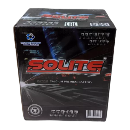 Solite Silver 55B19R 50Ач 410А аккумулятор автомобильный