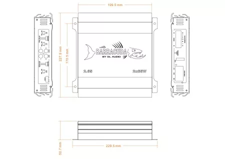 DL Audio Barracuda 2.65 усилитель