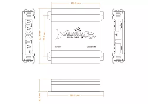 DL Audio Barracuda 2.65 усилитель