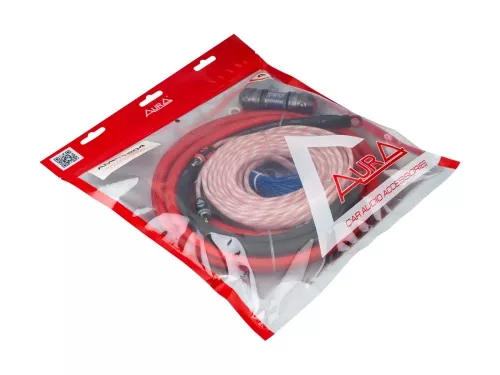 Фото aura amp-1204 4 awg комплект установочный Aura AMP-1204 4 AWG комплект установочный