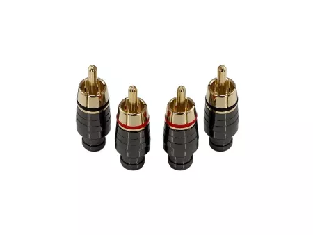 Aura RCA-P604 RCA коннектор, 6 мм вход, (4 шт)