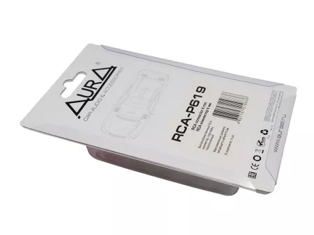 Aura RCA-P619 RCA коннектор, 6 мм вход, (4 шт)