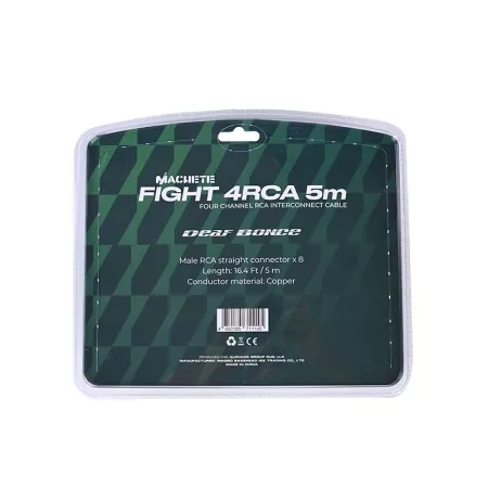 Deaf Bonce Machete Fight 4RCA 5m