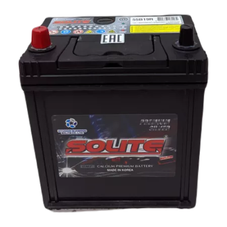 Solite Silver 55B19R 50Ач 410А аккумулятор автомобильный