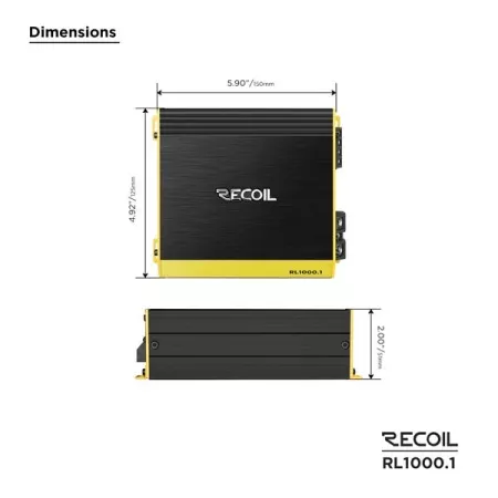 Recoil RL1000.1 усилитель