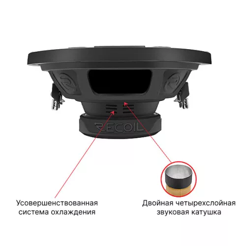 Recoil RW10D2 (250RMS) сабвуфер