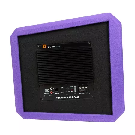 DL Audio Piranha 12A Purple активный корпусной сабвуфер