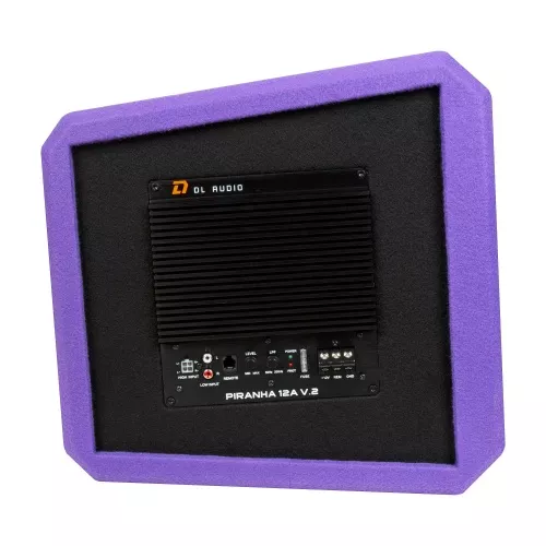 Фото dl audio piranha 12a purple активный корпусной сабвуфер DL Audio Piranha 12A Purple активный корпусной сабвуфер