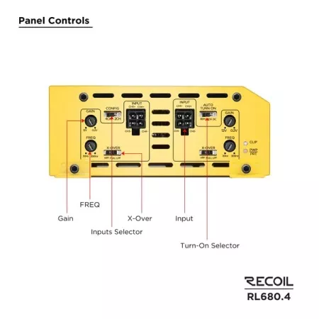 Recoil RL 680.4 усилитель