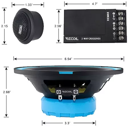 Recoil Blue REM-65 Comp