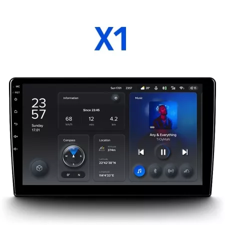 Магнитола TEYES X1 SIM 10 дюймов 2/32g (+провода)