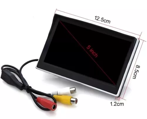 Фото универсальный lcd монитор для камеры заднего вида/плеера ulm-5 Универсальный LCD монитор для камеры заднего вида/плеера ULM-5