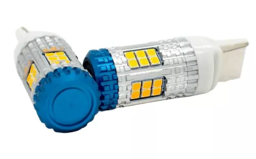 Фото лампа светодиодная blick 7440-3030-30smd 21w желтый Лампа светодиодная Blick 7440-3030-30SMD 21W Желтый