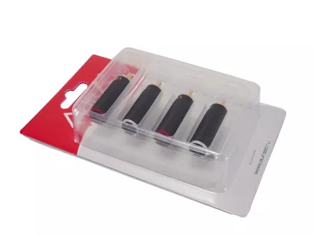 Aura RCA-P616 RCA коннектор, 6 мм вход, (4 шт)