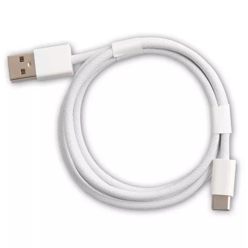 FQ кабель EnZo USB 2.0 Type-A USB Type-C плетеный белый 1м AС15-BB1