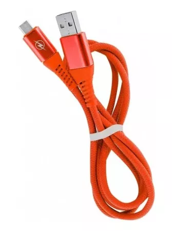 Кабель SMARTBUY USB Micro в рез.оплет. Gear, 1м. мет.након., красный