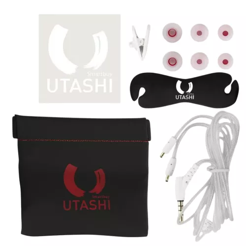 Фото гарнитура utashi duo iii smartbuy, белая гарнитура UTASHI DUO III Smartbuy, белая