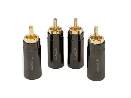 Aura RCA-P618 RCA коннектор, 6 мм вход, (4 шт)