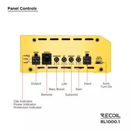 Recoil RL1000.1 усилитель
