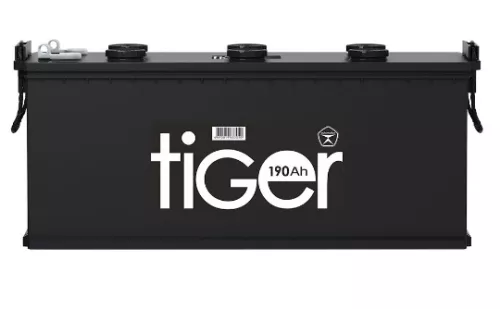 Фото аккумулятор tiger 190 пр (b.4, болт, чёрный, rz) Аккумулятор Tiger 190 пр (B.4, болт, Чёрный, RZ)