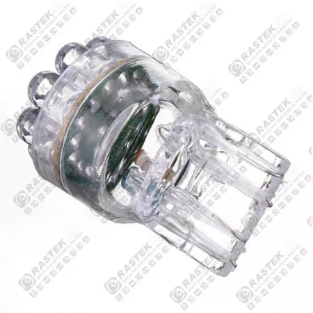 Светодиод 12V T20/5 9LEDW3x16Q WHITE (стоп, габарит) 39596