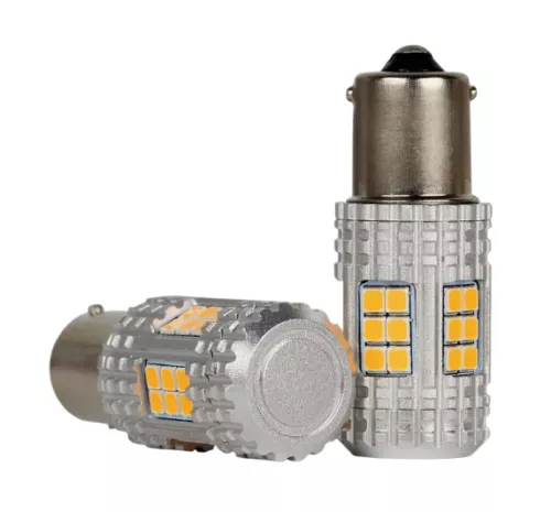 Фото лампа светодиодная blick 1156(p21w)-3030-30smd canbus желтый Лампа светодиодная Blick 1156(P21W)-3030-30SMD CANBUS Желтый