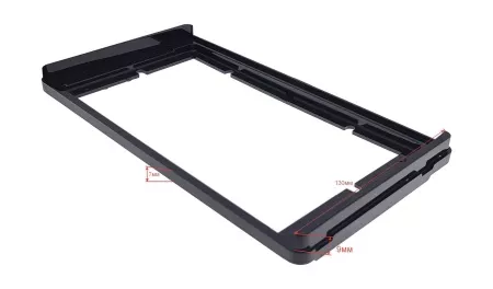 Рамка для установки в Toyota универсальная 230*130 под MFB дисплей