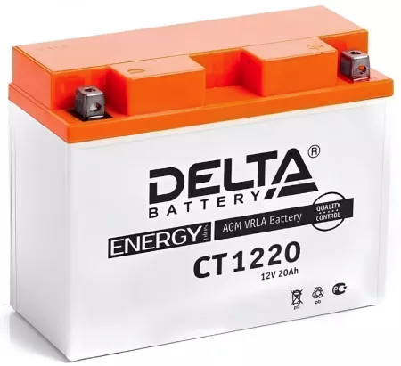 Аккумулятор Delta CT1220 20Ач 250А