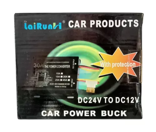 Преобразователь напряжения - инвертор LaiRun 24v-12v 30A