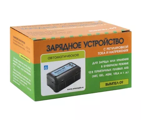 ЗУ для АКБ Вымпел-09 12V 1.2А гелевых/кислотных, автоматическое 2039