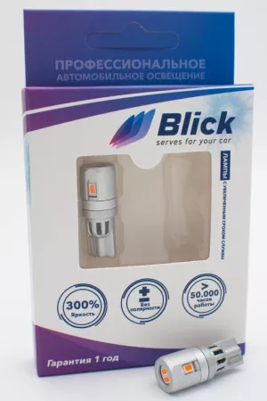 Светодиодные LED лампы Blick T10-3020-5SMD CANBUS Красный