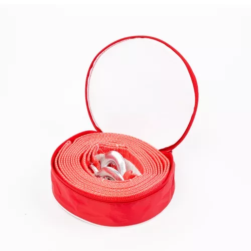 Трос буксировочный AUTOPROFI 10 тонн 2 крка сумка 5 метров 55мм ширина