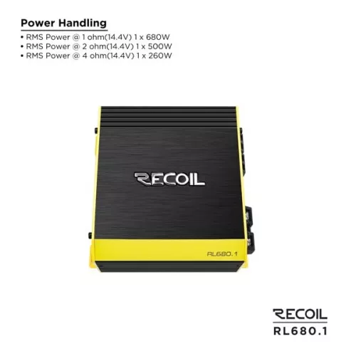 Фото recoil rl 680.1 усилитель Recoil RL 680.1 усилитель