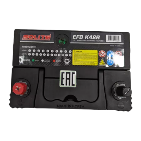 Solite EFB K42R 38Ач аккумулятор автомобильный