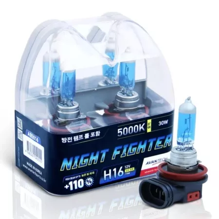 Лампа Avantech H16 12V 19W (30W) 5000k 2шт Лампа Avantech H16 12V 19W (30W) 5000k 2шт