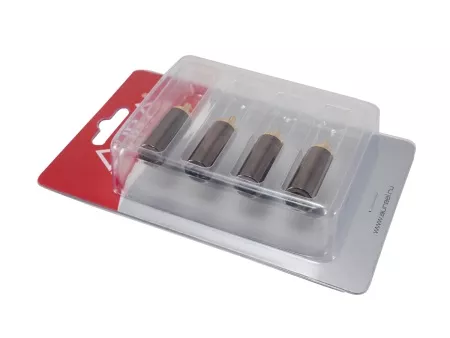 Aura RCA-P618 RCA коннектор, 6 мм вход, (4 шт)