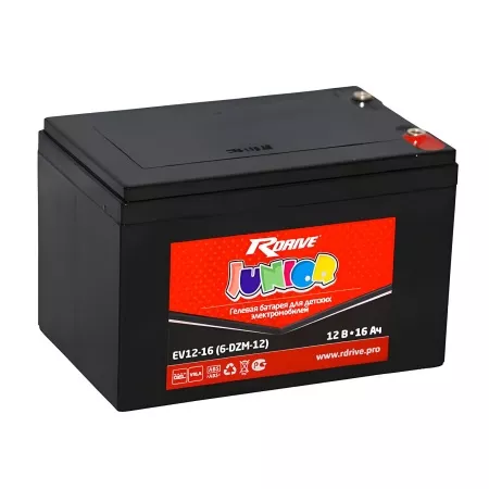 Фото аккумулятор rdrive electro ev12-16 (6-dzm-12)  Аккумулятор RDrive Electro EV12-16 (6-DZM-12)