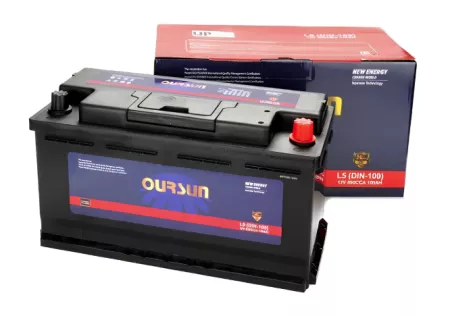 Oursun DIN L5 (DIN-100) 100Ач 850 А аккумулятор автомобильный