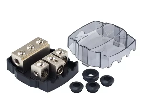 Фото aura fhm-3148 держатель на 3 предохранителя mini anl Aura FHM-3148 держатель на 3 предохранителя mini ANL
