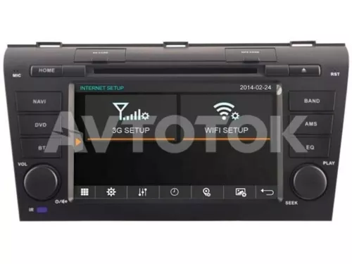 Штатная магнитола Mazda