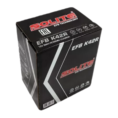 Solite EFB K42R 38Ач аккумулятор автомобильный