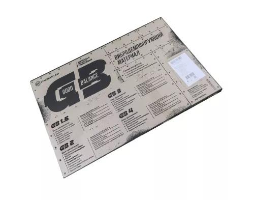 Фото stp good balance (gb) 4 (0.47 х 0.75) вибропоглощающий материал StP Good Balance (GB) 4 (0.47 х 0.75) вибропоглощающий материал