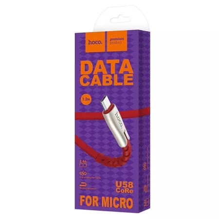 Кабель HOCO USB microUSB U58