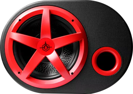 Ural AC-Y12A черный/красный активный корпусной сабвуфер