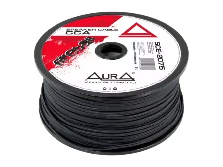 Aura SCE-2075MKII кабель акустический черный 18GA (200м) (с характеристиками)