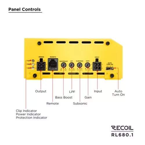 Фото recoil rl 680.1 усилитель Recoil RL 680.1 усилитель