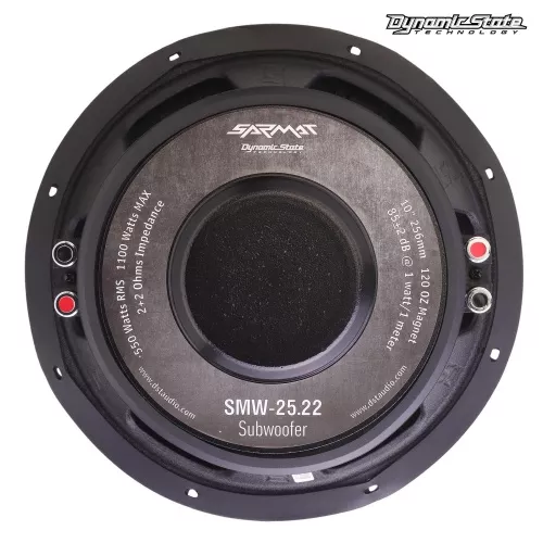 Фото dynamic state sarmat smw-25.22 сабвуфер Dynamic State SARMAT SMW-25.22 сабвуфер